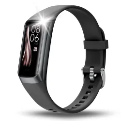 Smartwatch Smartband Angelo C60 czarny AMOLED Rozmowy Sport Ciśnieniomierz Szkło Menu PL